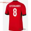 24 25 Portugal Joao Felix voetbalshirts Pepe Bermardo Fernandes Camisa de Futebol 2024 2025 Ronaldo voetbalshirt Men Kids Kit Diogo J. Lange mouwen speler