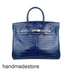 Women's Bag 2024 Platinum Crocodile Tote Mönster Kvinnors äkta läder Kvinnors handväska Personlighet DVIM