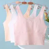 Cotton Tops Crop For School Girls Underwear Anti-Bump Teenager Undershirt Young Teens In Lingerie 6-18Years L2405