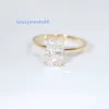 Custom fait à la main 14k d'or massif 3CT Radiant Ice Cutted Cut D Moissanite Engagement Ring Bijoux Résultats