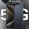 I15 Pro Max Cell Phones 7.3インチスマートフォン4G LTE 5G Android OS RAM 256G 512G 1TBカメラ48MP 108MP FACE ID GPS OCTA CORE ANDROID携帯電話高設定