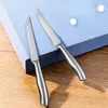 4/6/8-piece steak knife set stainless steel blade kitchen knife seamless handle sharp dining knife 240506