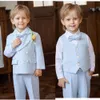 Jungen Mädchen formelle Zeremonie Kostüm Neugeborene kleine Kinder Hochzeitsleistung Party Kleid Kinder 1 Jahr Geburtstag Fotografie Anzug