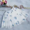 Flickor mesh fluffy för barn barns veckade prinsessa tonåring skoldans kjolar baby tutu kjol l2405