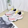 Kids Running Shoes Infant Sneaker Suede Designer Pink yellow youth Sea Salt Outdoor Trail Sneakers