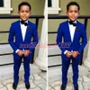 2019 chłopiec garnitury Tuxedos Najlepszy mężczyzna Groomsmen Suits Formal Wear Wedding Wedding Tuxedos Kids Suits Kurtka 239Q