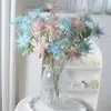 Decoratieve bloemen gesimuleerd 3 Selderij zee -egel plastic kunstmatige trouwzalen el decoraties