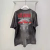 Retro Designer t shirts for Men and Women Saint Michael Kingdom Trendy High Street Distressed Short Sleeved for Both 06F3