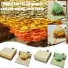 Jungle Secret 3D Creative Tree Gradient Paper Notas de escultura Modelo de decoração de mesa Arte pegajosa Estudo Notopad Offi M0U0 240510