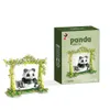 Blokken wltoys 66550 Creatief DIY Evaluatable Animal Cute Mini Chinese stijl Animal Panda Building Block Educatief speelgoed voor jongens en kinderen WX