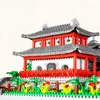 Blöcke Suzhou Garten Puzzle Partikelbaugruppe Baustein ethnischer Stil Building Block Toys Wx
