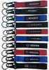 10pc Men Auto Logo Racing Designer Keychain Wrist Welan