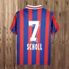 1993 1995 Sch0ll Matthaus retro voetbal jersey Klinsmann Muller Papin Kuffour Helmer Jancker Rizzitelli Remberg Ribery Football Shirts Uniformen