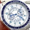 Designer Mens Business and Leisure 6-Pin Running Second Quartz Watch Crosses the World