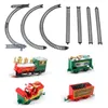 Diecast Model Cars Santa Claus Electric Train Set Toy Train Mini Train Track Frame Christmas Tree Decoration Childrens Toy New Year Christmas Gift Diy WX