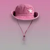 Y2k punk hink hattar kvinnor rosa stjärnor retro stor grim solskydd bergsklättring mössa och sommar utomhus mens hatt 240507