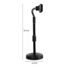 Bärbar mini Lätt stativ Justerbar Stand Selfie Stick Universal Mobiltelefon Holder Clip Smartphone Stativ för telefon