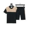 2024 Fashion Summer Mens Tirt Tracksuits Shirt Suits Shorts Suit 2 قطعة مجموعة كلاسيكية T-Shirt Beach Pants 2PCS SPORTS DASAL