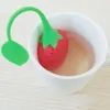 Sieben Erdbeere Schöne Teeform Silikon Tees Infuser Home Kaffee Vanille Gewürzfilter Diffusor S