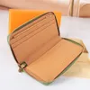 10A KVALITET Luxury Women's Wallet Designer Cards Holder Purses Long Zipper Plånbok Kvinnor Fashion Folorful Plaid Plånbok Koppling ID Kreditkort Holder Folding Plånbok