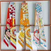 halsdukar designer kvinnor silkes halsduk samling ny väska halsduk bindande väska band dekorativt handtag silkesband halsduk