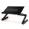 1PC Laptop Stand Ajustável Laptop Stand Portátil Liga de Alumínio Lapdesk Para Sofá de TV Sofá PC Notebook Stand com Mouse Pad Pad