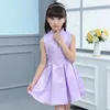 Abiti da ragazza Abiti ricamati floreali Qipao Dress per Summer Kid Chinese Style Chi Pao Girls Cheongsam senza maniche Qi-pao