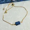 MG2127新しいRAW LAPIS LAZULI BRACELET FASHION WOMENS HANDMADE調整可能なミニマリストクリスタルヒーリングジュエリー