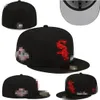 2024 New chegou o verão Reds Letter Baseball Snapback Caps Gorras Bones Homens Mulheres Casuais Casuais ao ar livre Caps V-1