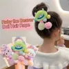 Hair Accessories Cute Cartoon Rabbit Rubber Band Girl Plush Tail Panda Hair Tie Elastic Hair Ring Headwear Girl Childrens Hair Accessories WX