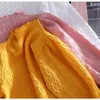 Dziewczyny T-shirty Spring Autumn Tops for Kids Długie rękawy Bluzka różowa/biała koszulki dziecięce stroje maluchowe odzież 1-10YARS L2405