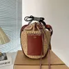 Lyxdesigner raffias handväska 10a träig halm korgväska för kvinna mode resor väv virkning strand stor tote man axel kors kropp veckor koppling väskor