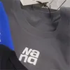 Designerskie męskie tshirty przyczynowe letnie bawełniane nadruk na okrągłą koszulę z krótkim rękawem