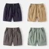 2024 Summer Boys Shorts Casual for Kids Children's Middle Pants Baby Trousers Korean Style Girls Clothing L2405