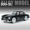 Diecast Model Cars 1 24 Mercedes Benz 300SL 1936 Classic Automotive Alloy Car Model Sound and Light Pulled Back to Childrens Toy Collection Birthday Gift WX