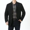 Mäns kostymer 2024 Autumn Winter Suit Men Fashion Jacket Casual Blazers Cotton Denim Parka Parka Jackor Male Big Size Wear X37