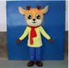Halloween Sika Deer Mascot Costume High quality Cartoon animal theme character Carnival Festival Fancy dress Xmas Adults Size Birthday Party Outdoor Outfit