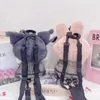 Kuromi Melody Backpack Anime Cosplay Students School Bag Plush Cartoon Bookbag Laptop Travel Outdoor Bag