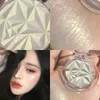 Brightening Face Highlighter Palette Waterdichte monochrome Pearlescent White Silver Highlight Make -up High Gloss Repairing 240510