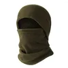 Berets Winter Warm Polar Coral Hat Fleece Balaclava Men Face Warmer Beanies Thermal Head Cover Tactical Military Sports Scarf Caps