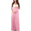 Maternity Dresses Women Pregnant Maternity Stripe Tunic Clothes Lace Dress With Sleeves Wrap Dress Cotton Anorak Belted With Maternity Dresses Y240516