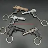 1:4 Metal Desert Eagle Toy Gun Model Mini Alloy Keychain Look Real Collection Pubg Prop Creative Portable Hanging Gift Decompression Toy for Boys Adult Birthday Gifts