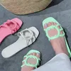 Tasarımcı Sandalet Kadınlar Kartalayan G Slaytlar Kauçuk Terlik Plajı Siyah Kauçuk