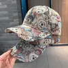 Ball Caps Baseball Cap For Women Kpop Snapback Bear Print Canvas Fashion Peaked Designer Cute Hat Visors Sun Summer Hip Hop