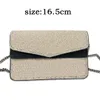 Tasarımcı Çanta Moda Çantası Mini Yılan Desen Mektup Dikilmiş Zincir Tek Omuz Çantası Crossbody Çanta Boyutu 16.5cm 001