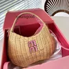 hhluxurysデザイナー女性用ハンドバッグデザイナー用バッグ織りラタントートミニバッグ