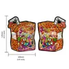 Special Shape Mylar Bags 3.5G Holographic Die Cut Cartoon Ziplock Package Colorful Package Aluminium Foil Laser Zipper