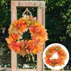 装飾的な花の花輪ハロウィーンガーランドシミュレーション屋外テーブルトッププラスチックフェイクフェスティバル
