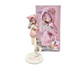 Action Toy Figures Anime Maid Character Twin Sisters Pink and Blue Hair Olika värld Start PVC Figur Model Doll Toys Box-packad Y240516