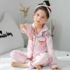 Pajamas Childrens Pajamas 2024 Autumn Spring Girls and Boys Pajamas Baby Clothing Animal Cartoon Family Clothing Cotton Childrens Pajamas d240516